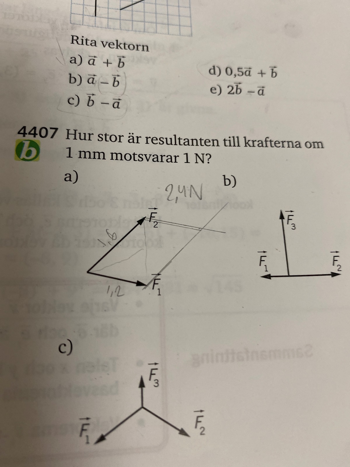 Vektorer (Matematik/Matte 1/Geometri) – Pluggakuten