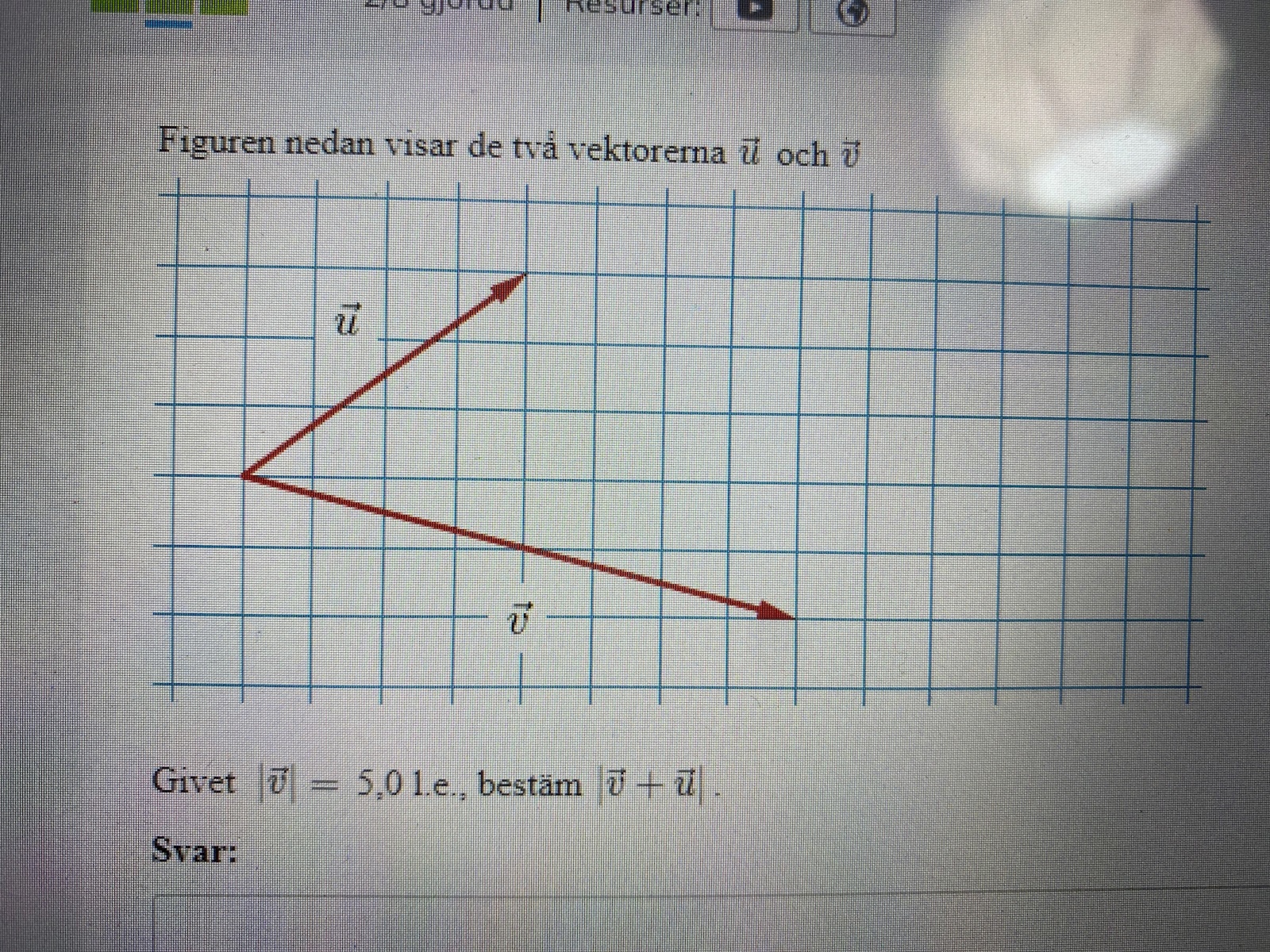 Vektorer (Matematik/Matte 1/Geometri) – Pluggakuten