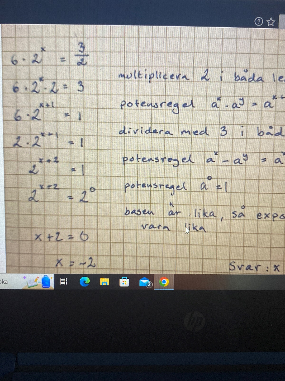 Potenser (Matematik/Matte 1/Algebra) – Pluggakuten