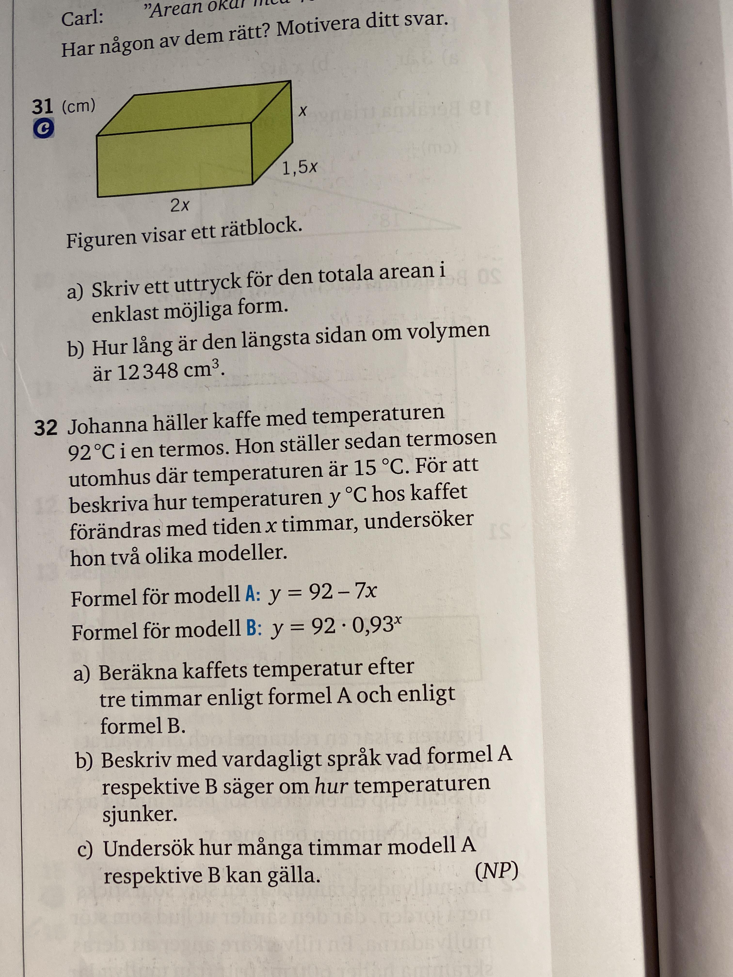 Formel A Och B (Matematik/Matte 1) – Pluggakuten