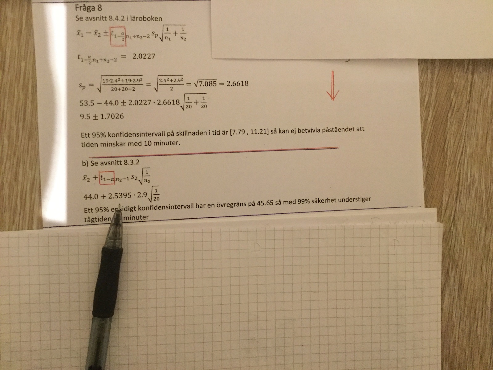 Matematisk Med Sannolikhet Uppgift B) (Teknik & Bygg/Universitet ...