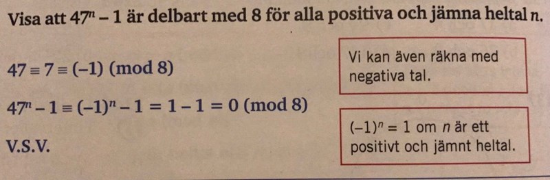 Forklara Boken Modulo Matematik Matte 5 Kongruensrakning Pluggakuten