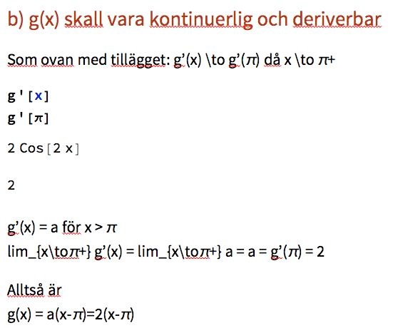 Kontinuerlig Funktion Losnings Hjalp Matematik Universitet Pluggakuten