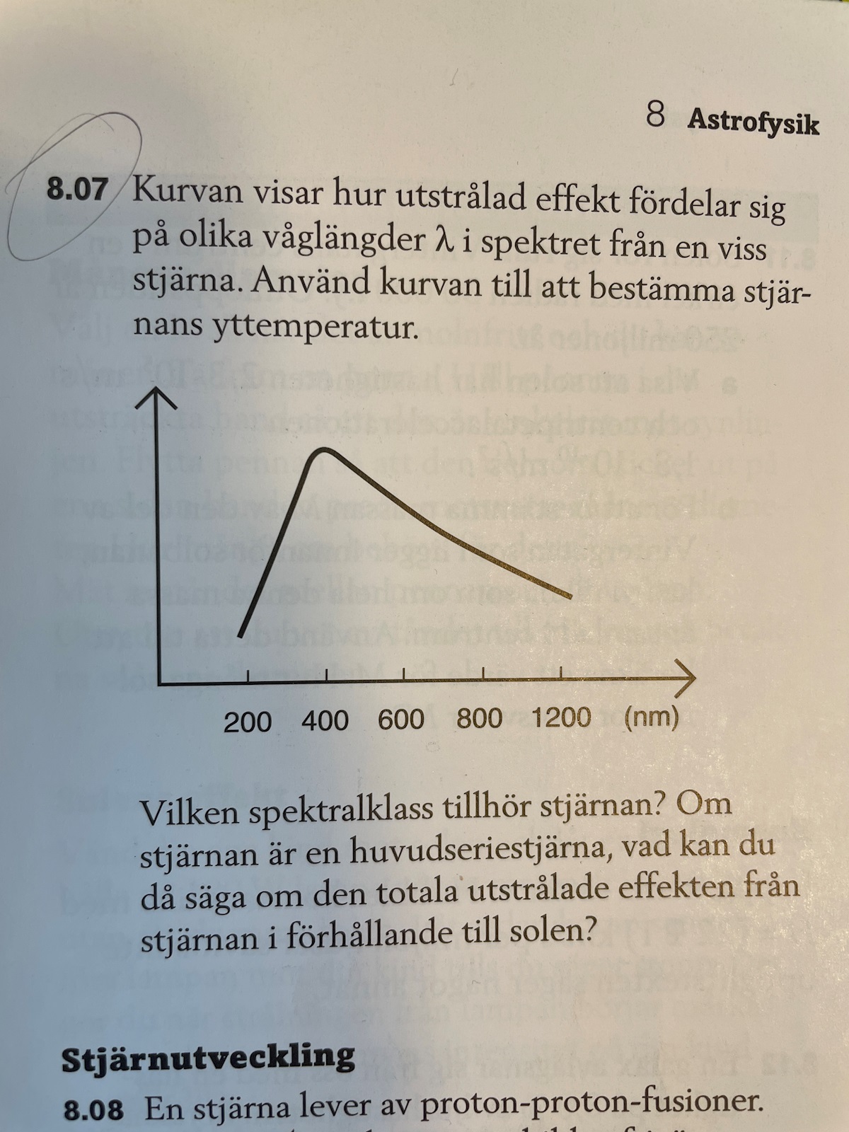 Vad Kan Man Säga Om Effekten Av En Stjärna I Klass F Jämfört Med Solen ...