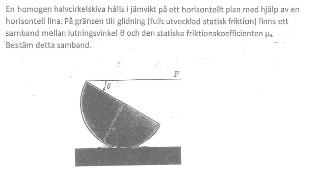 Mekanik/Fysik- Friktion I Jämvikt (Fysik/Universitet) – Pluggakuten