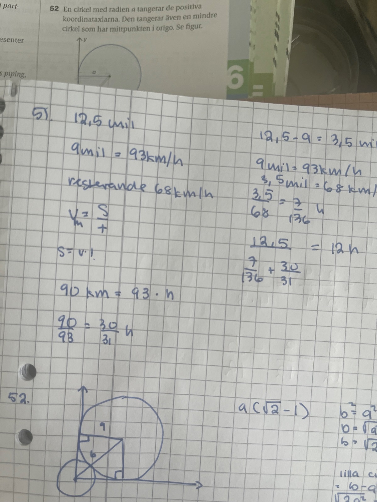 Medelhastighet (Matematik/Matte 1/Sannolikhet Och Statistik) – Pluggakuten