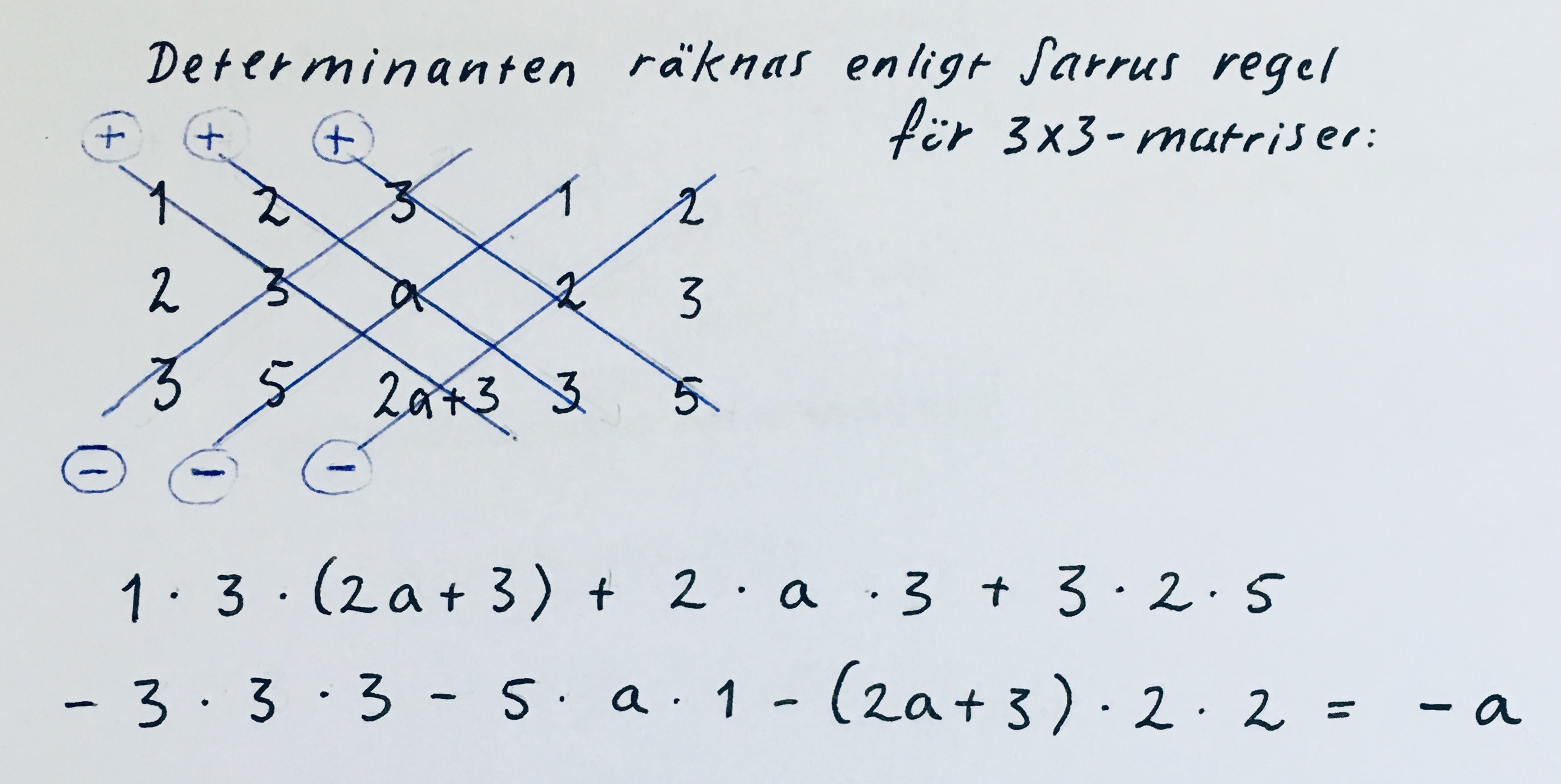 Ekvationssystem, Bestäm För Varje Värde På A Alla Lösningar (Matematik ...