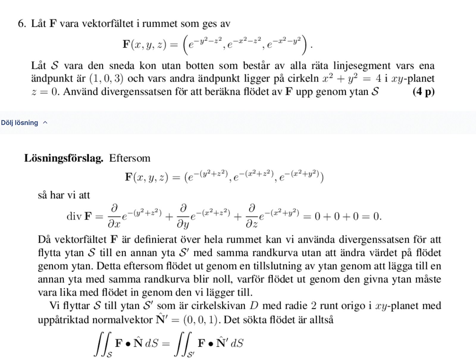 Flervariabelanalys - Har Jag Gjort Rätt? (Matematik/Universitet ...