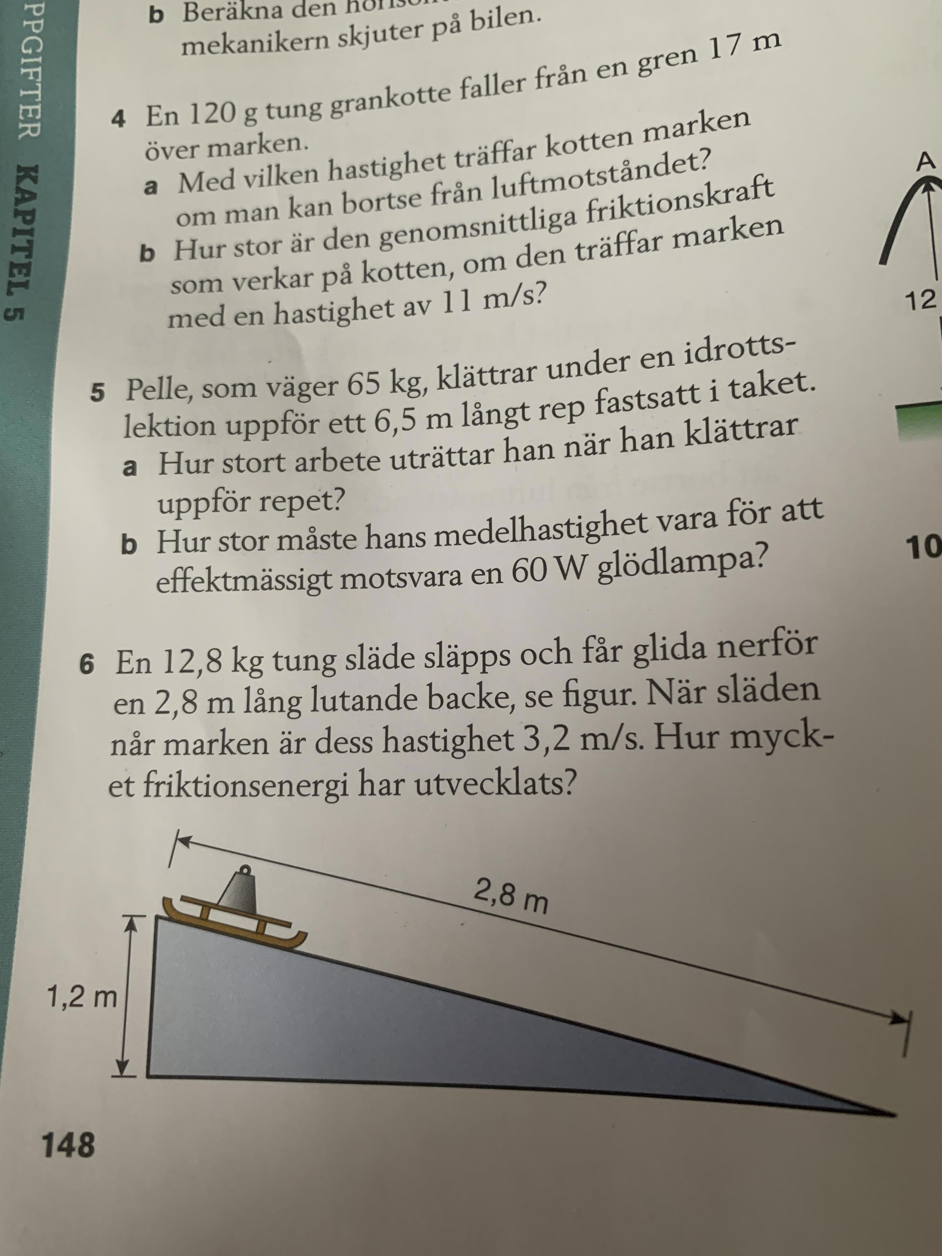 Friktionesnergi (Fysik/Fysik 1) – Pluggakuten