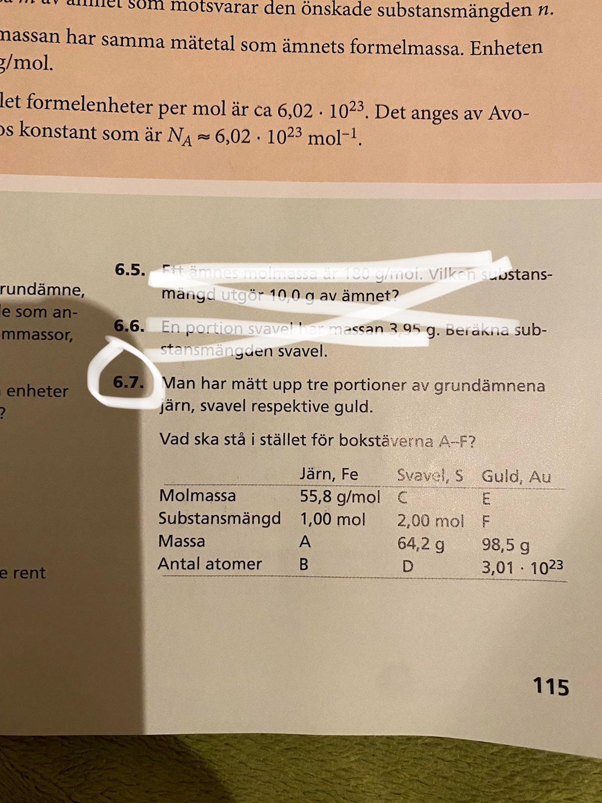 Uträkningar. M = M/n (Kemi/Kemi 1) – Pluggakuten