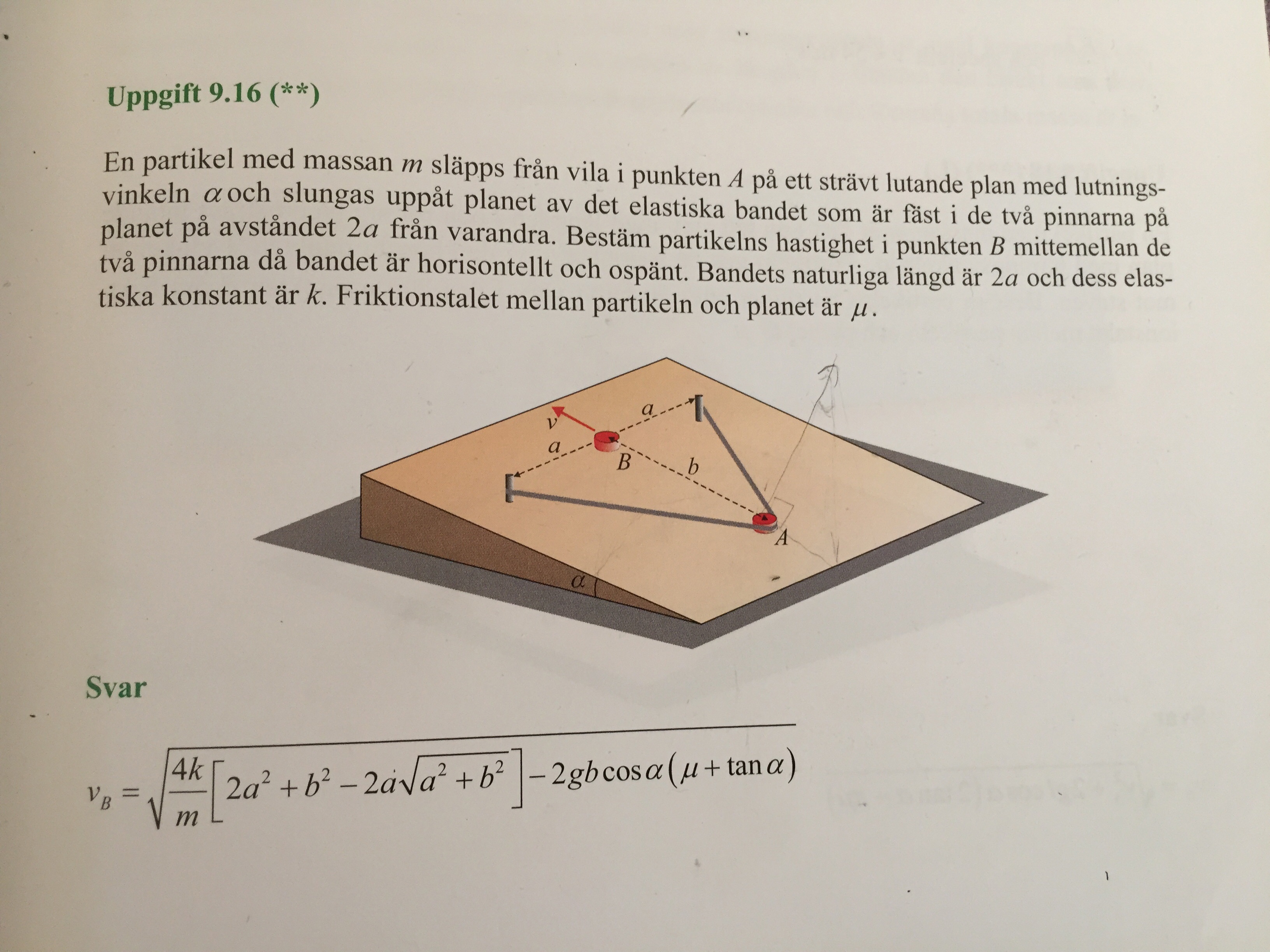 Mekanik 1, Arbete, Fjäder (Fysik/Universitet) – Pluggakuten