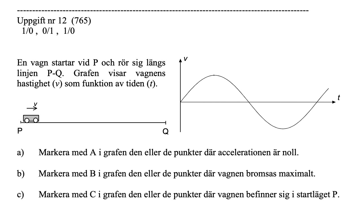 Rörelse Och Acceleration (Fysik/Fysik 1) – Pluggakuten