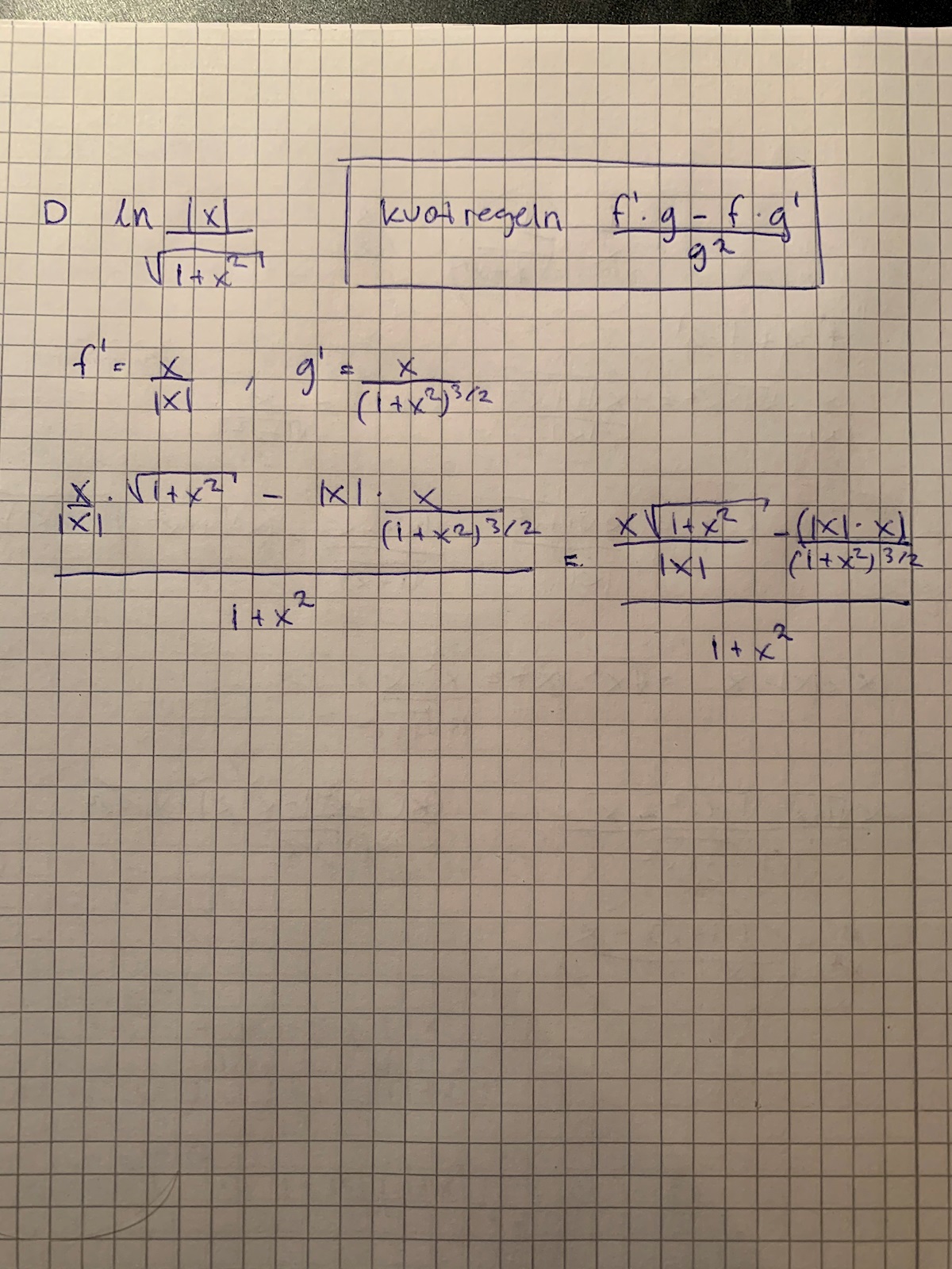 Derivata Med Elementär Funktion Och Absolutbelopp (Matematik ...