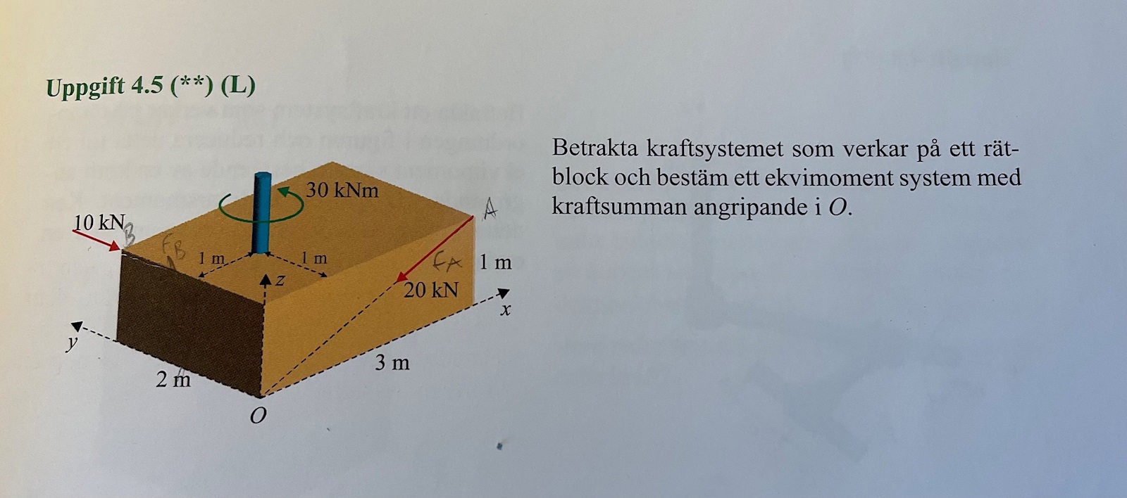 Mekanik (kraftsumma) (Fysik/Universitet) – Pluggakuten