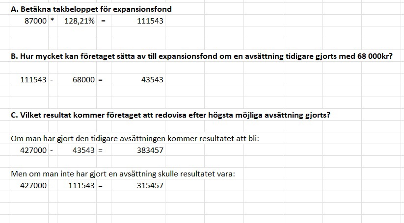 Redovisning 2- Expansionsfond (Ekonomi/Gymnasium) – Pluggakuten