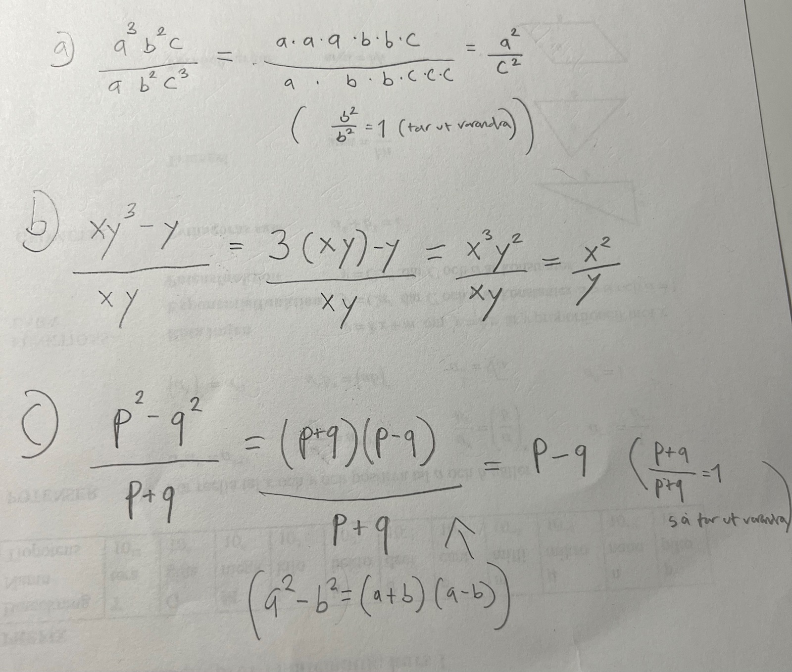 Förenkla Rationella Utryck Med Potenser (Matematik/Matte 3/Algebraiska ...