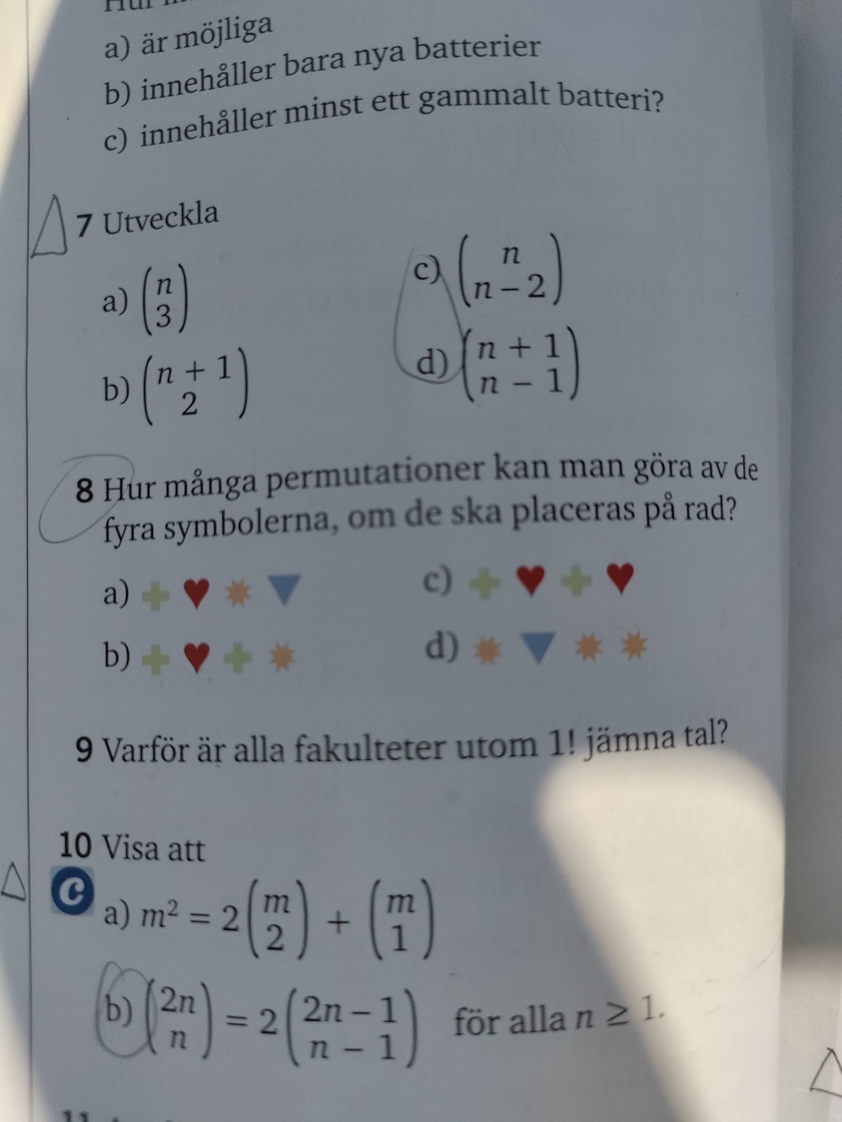 Blandade övningar 1 Uppgift 8 (Matematik/Matte 5/Kombinatorik ...