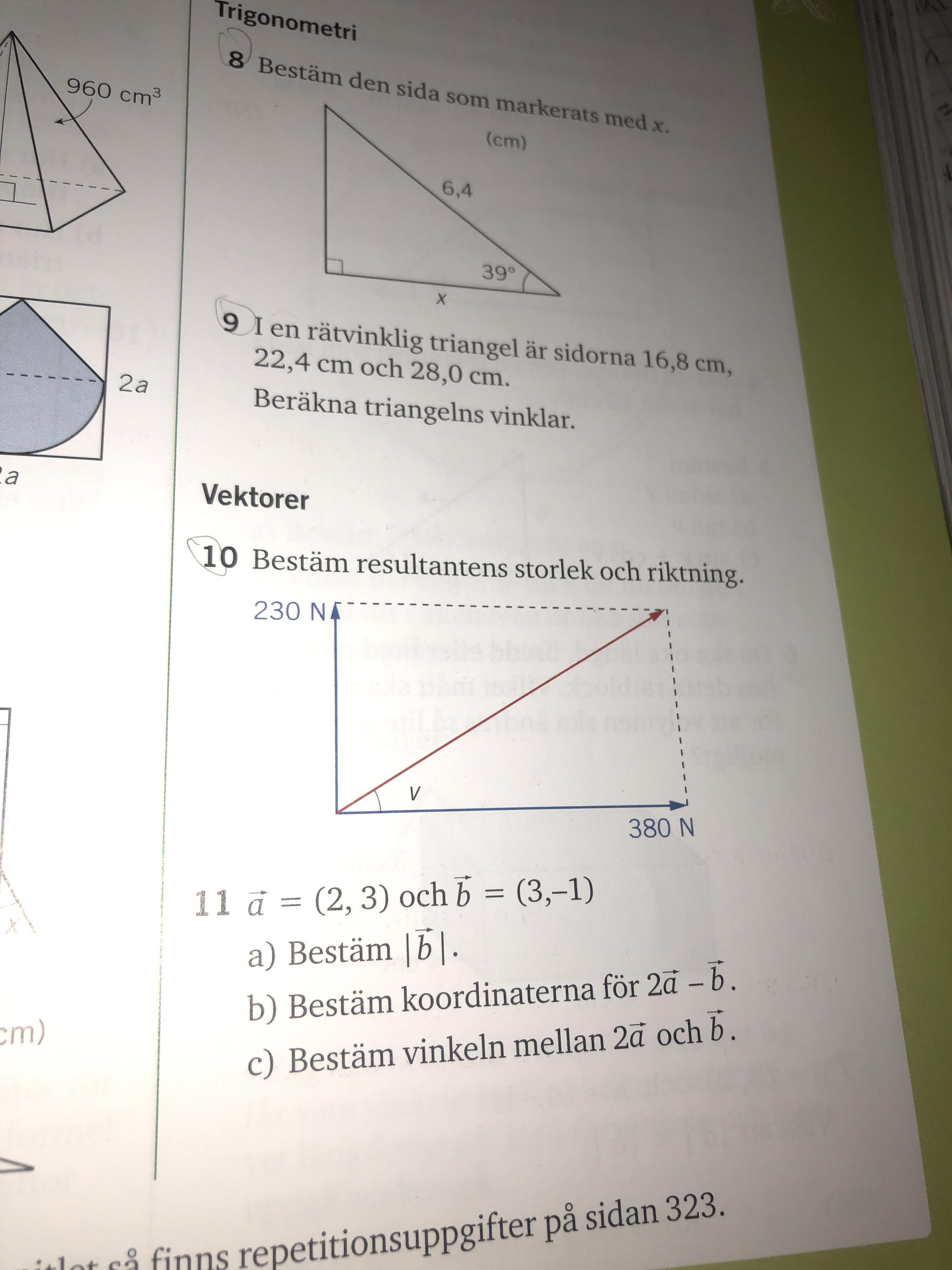 Vektorer (Matematik/Matte 1/Geometri) – Pluggakuten