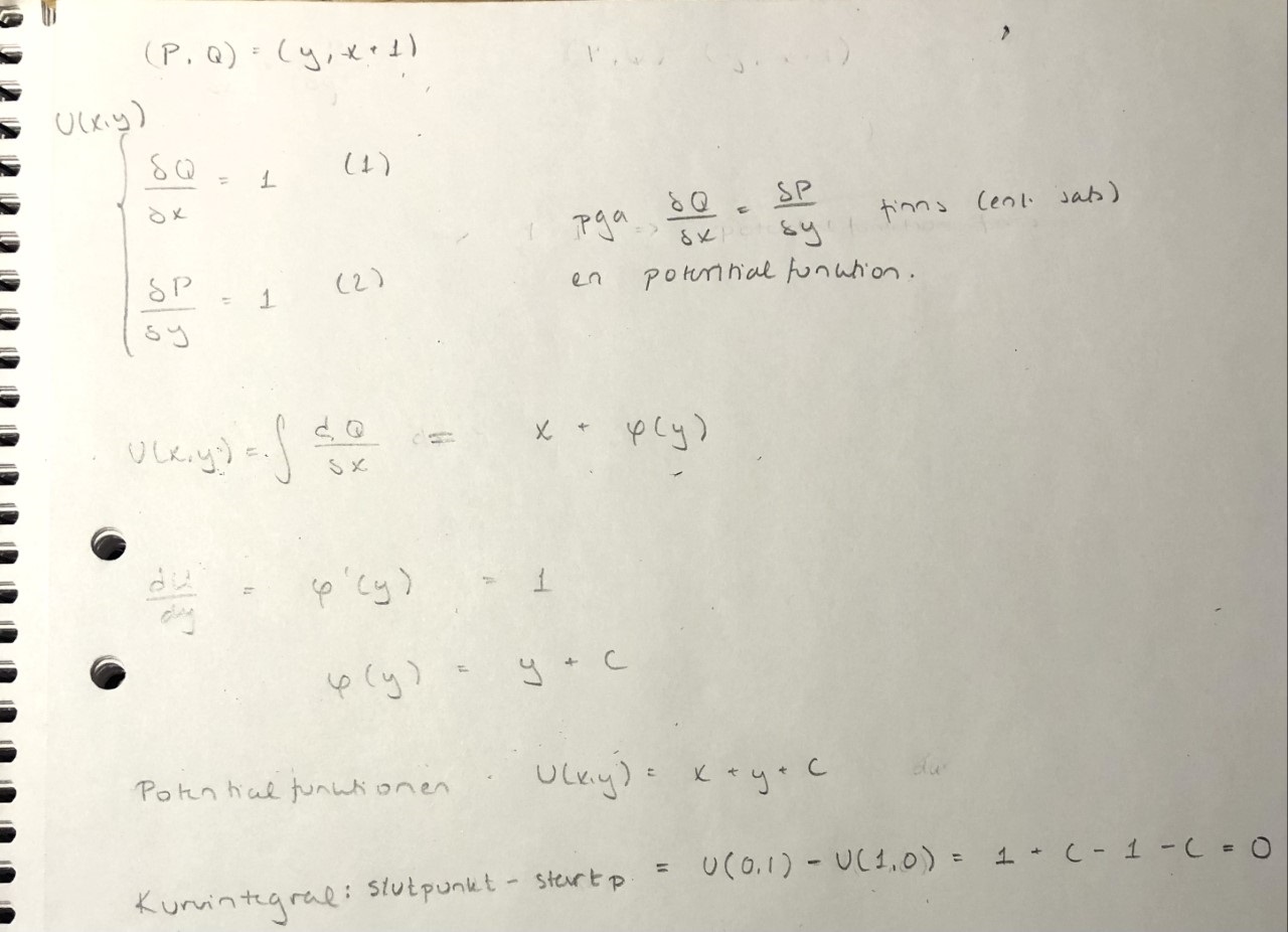 Beräkna Kurvintegral (Matematik/Universitet) – Pluggakuten