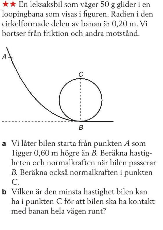 Uppgift B) - Cirkelrörelse (Fysik/Fysik 2) – Pluggakuten