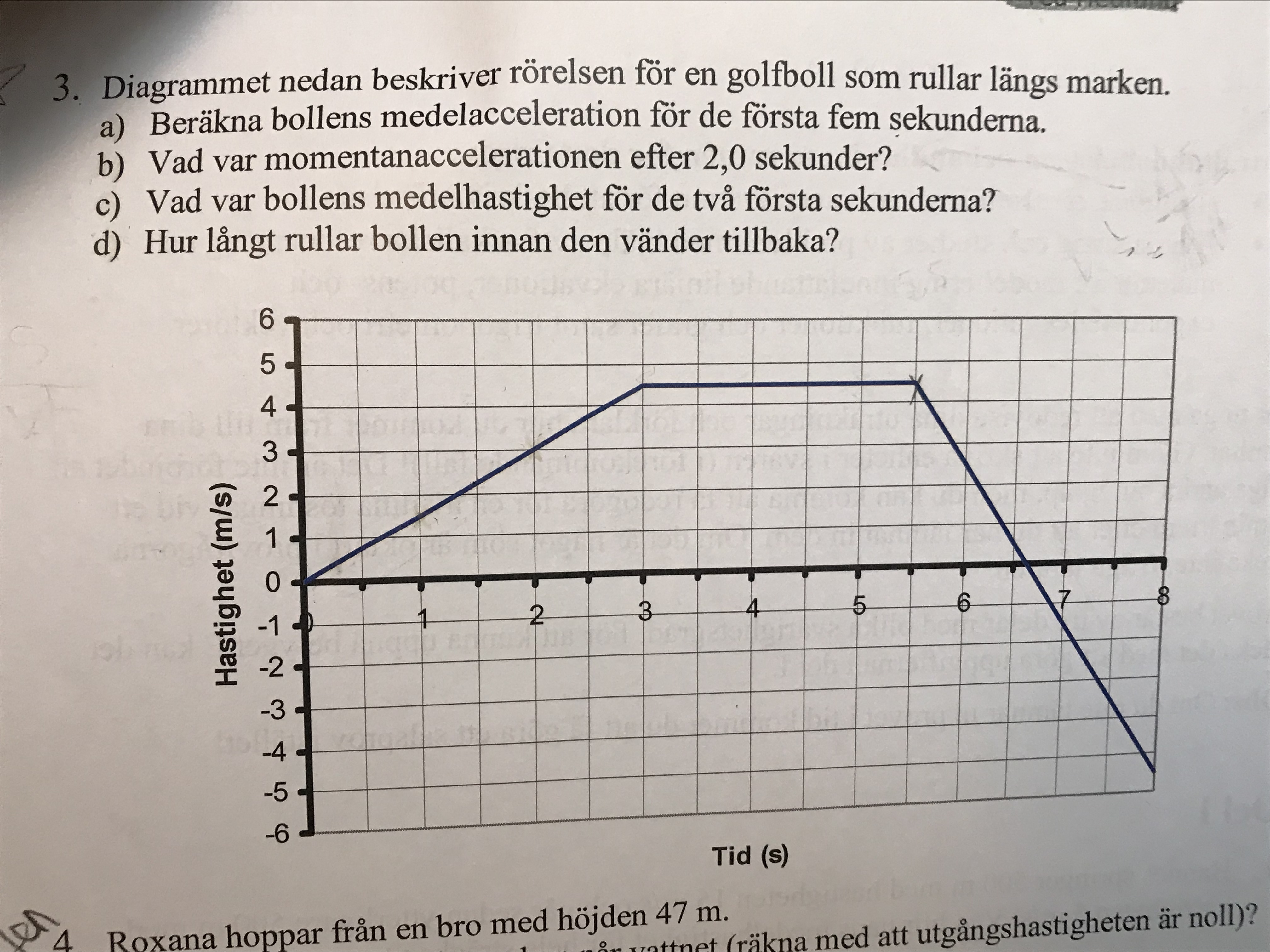 Acceleration Och Hastighet - En Boll (Fysik/Fysik 1) – Pluggakuten