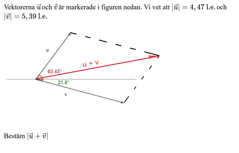 Bestäm Vektorer (Matematik/Matte 1/Geometri) – Pluggakuten