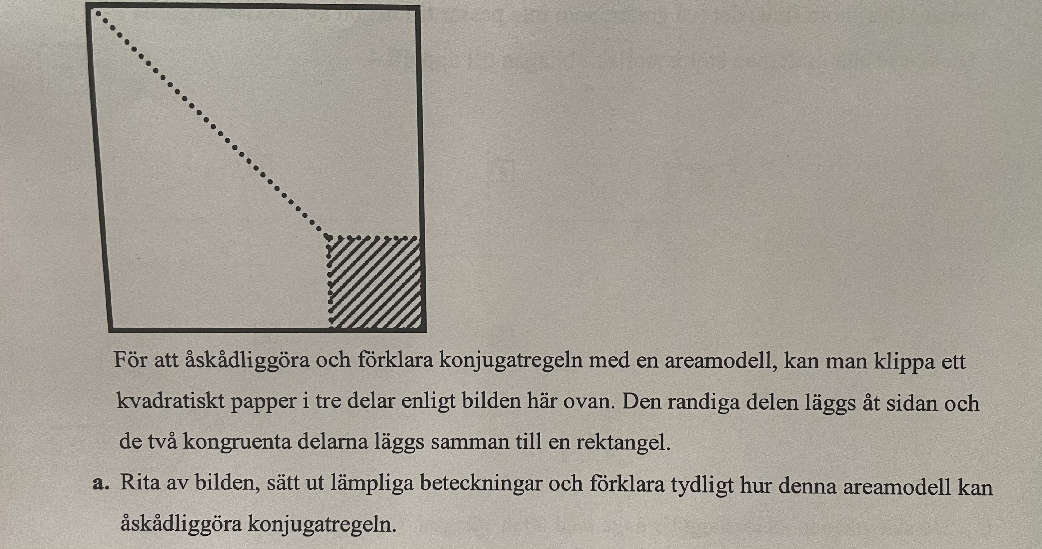 Åskådliggöra Konjugatregeln (Matematik/Matte 2/Algebra) – Pluggakuten