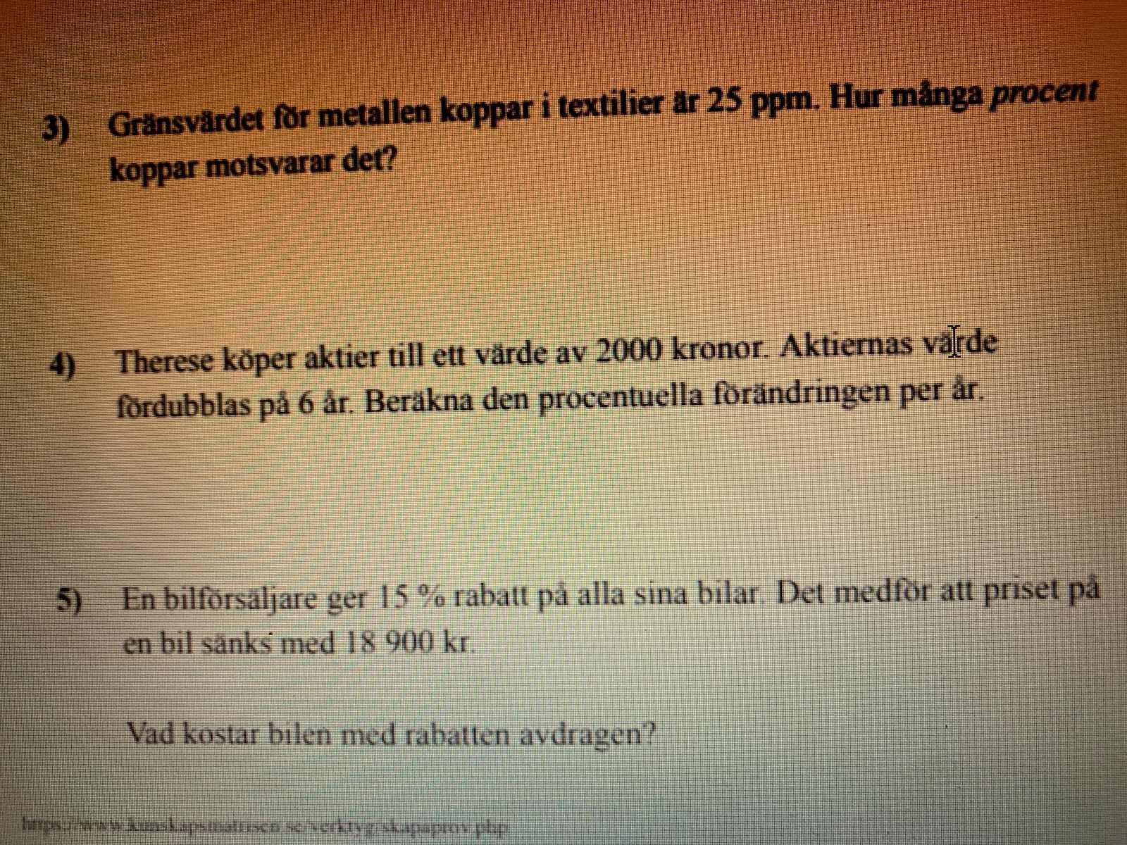 Ökning Per Per år (Matematik/Matte 1/Procent) – Pluggakuten