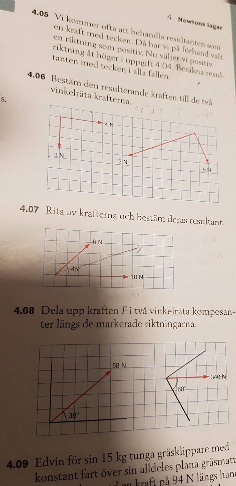 Krafter (Fysik/Fysik 1) – Pluggakuten