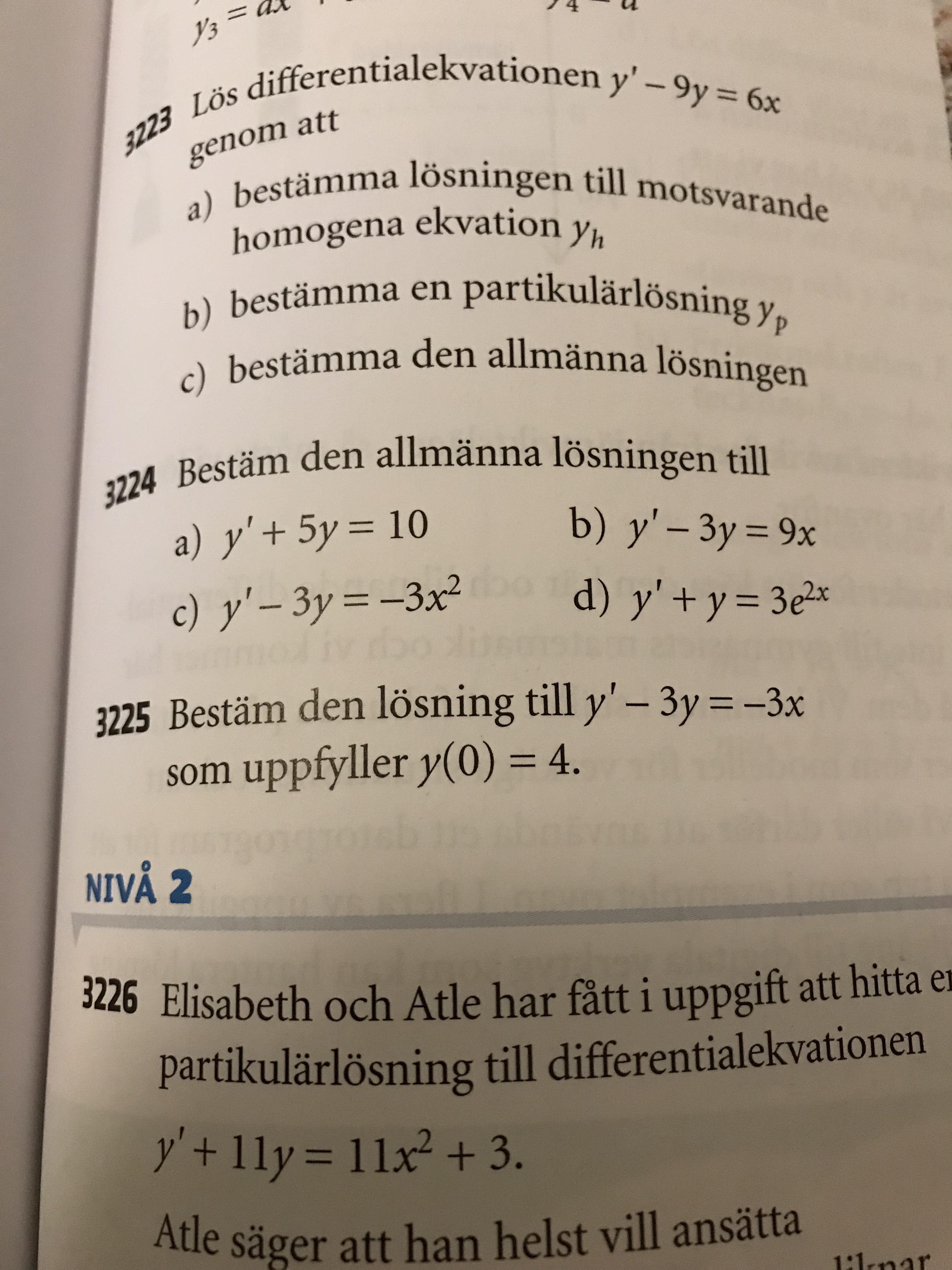 Inhomogena Differentialekvationer (Matematik/Matte 5) – Pluggakuten