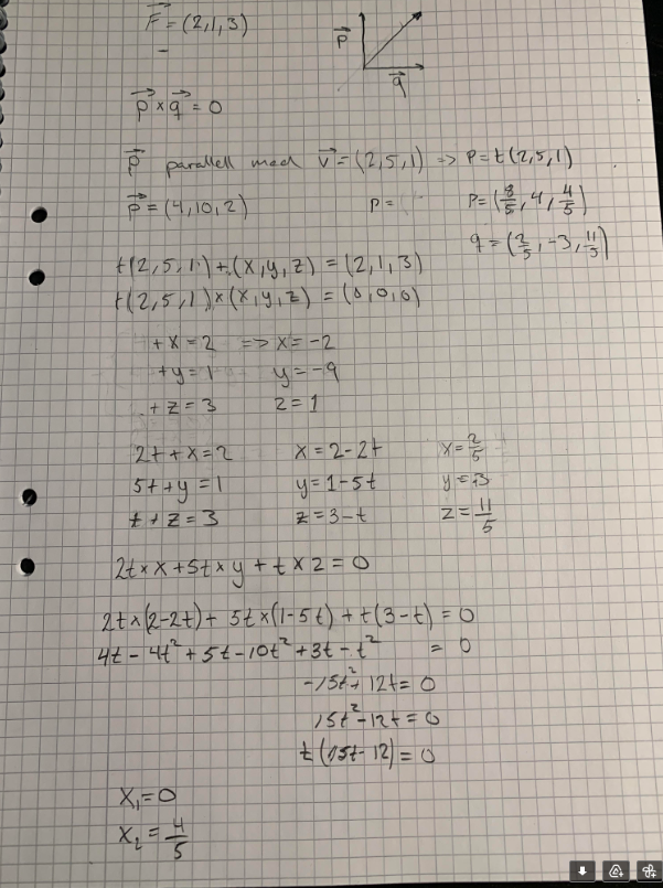 Vektorer I Linjär Algebra (Matematik/Universitet) – Pluggakuten