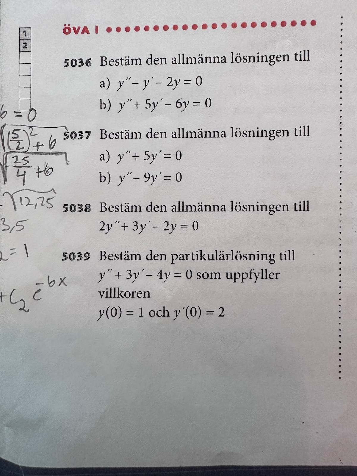 Ekvationssystem (Matematik/Matte 5/Differentialekvationer) – Pluggakuten