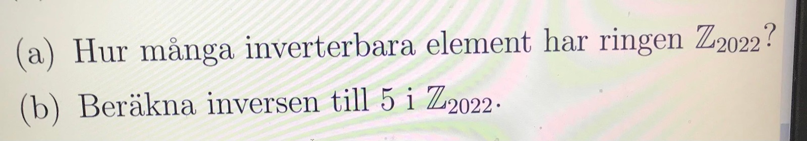 Ringar (Matematik/Universitet) – Pluggakuten