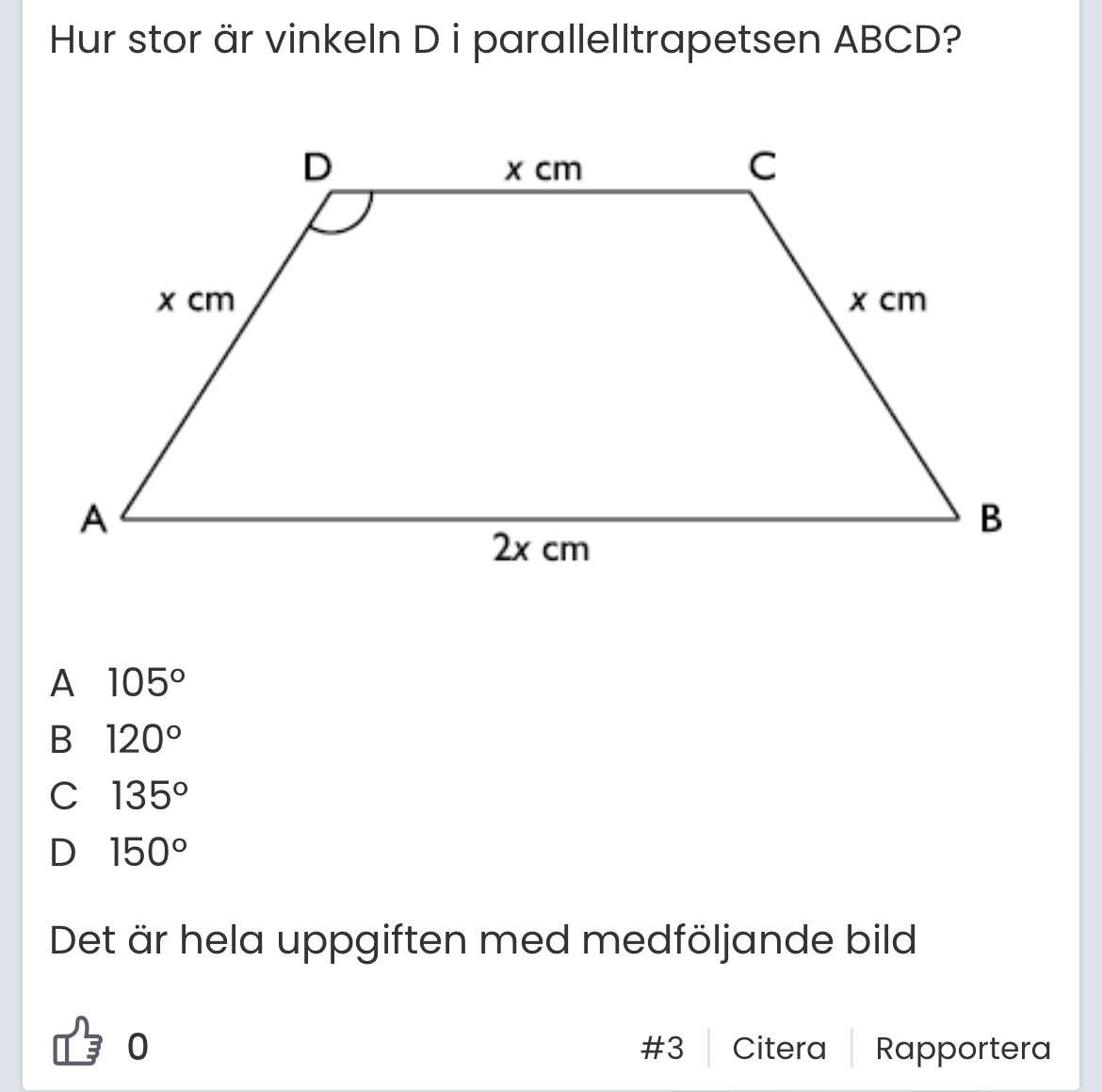 Trianglar Vinklar (Matematik/Högskoleprovet) – Pluggakuten