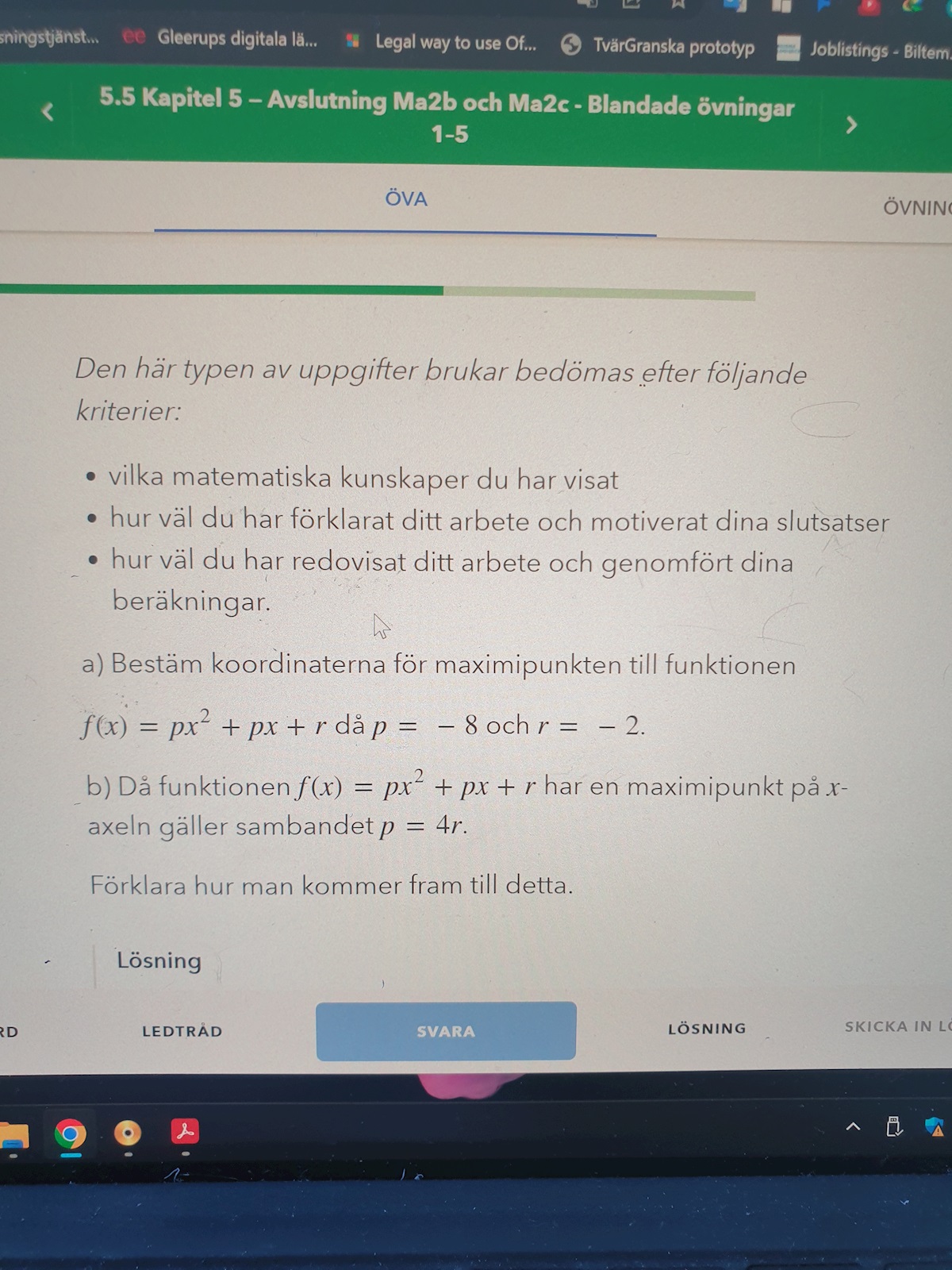 Jag Förstår Inte Vad Betyder (b) (Matematik/Matte 2 ...