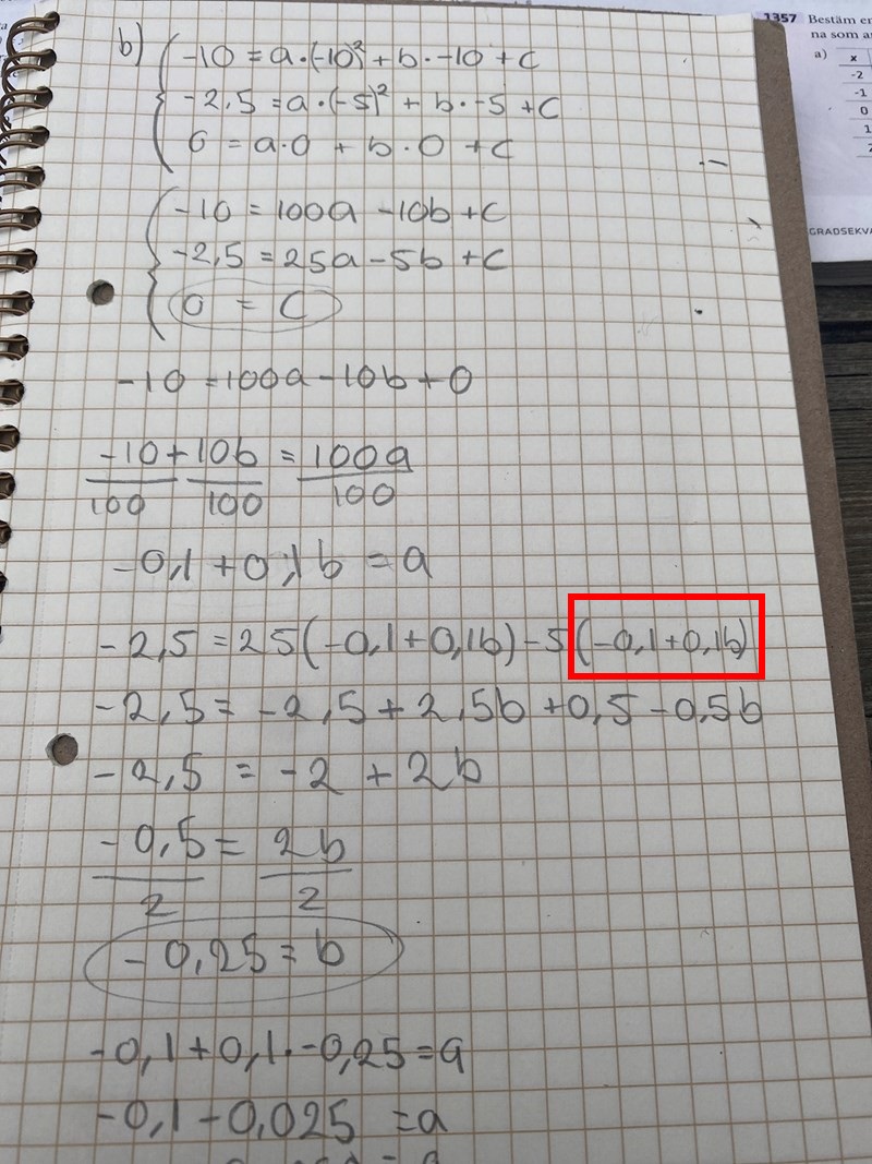 Ekvationssystem 1357 (Matematik/Matte 2/Andragradsekvationer) – Pluggakuten