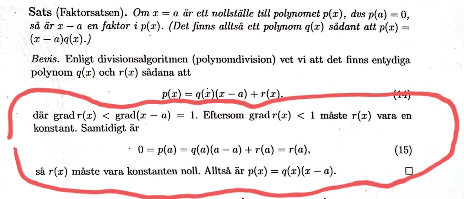 Faktorsatsen Bevis (Matematik/Matte 4/Bevismetoder) – Pluggakuten