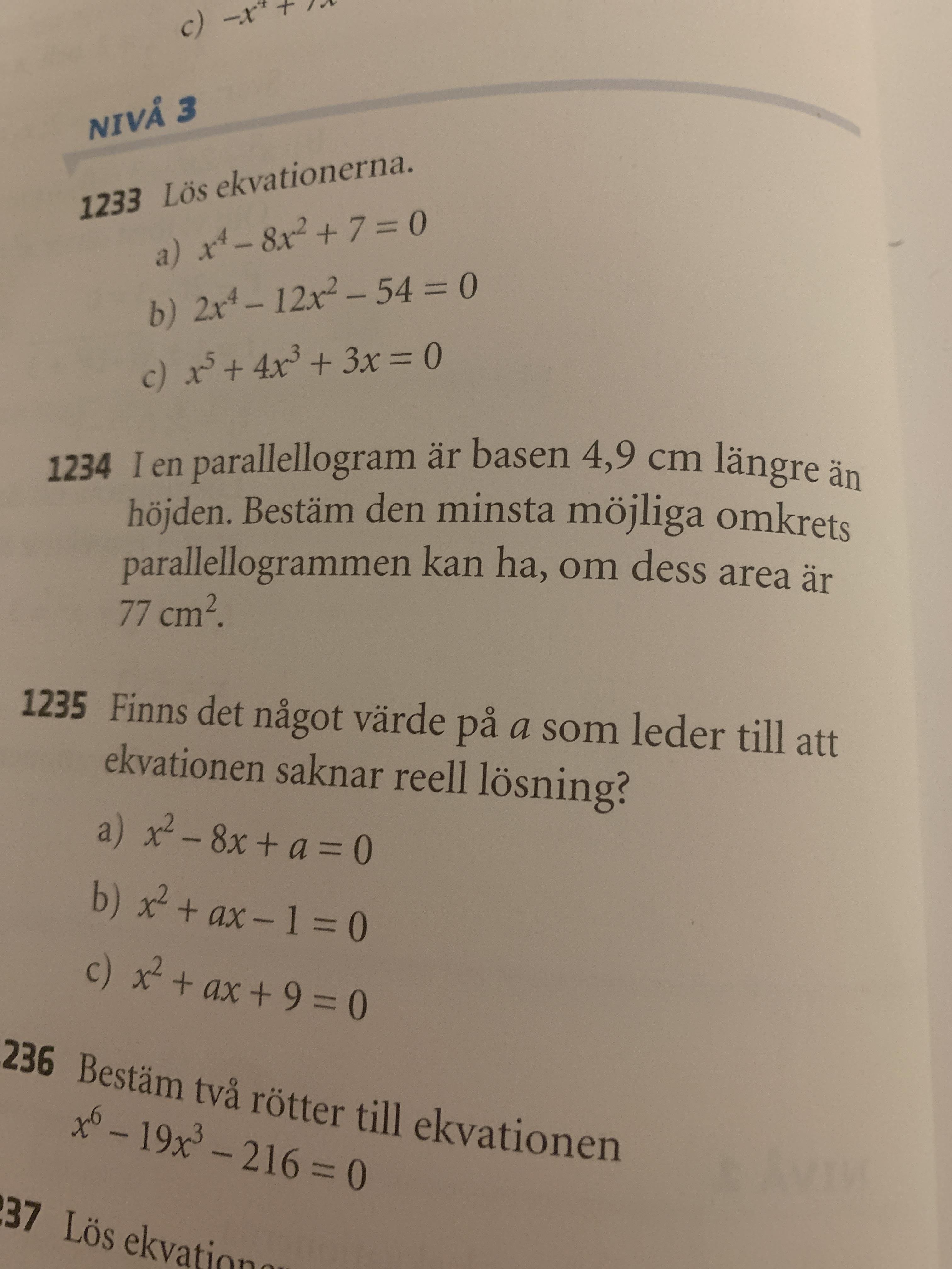 Beräkna Omkrets På Parallellogram (Matematik/Matte 3/Algebraiska ...