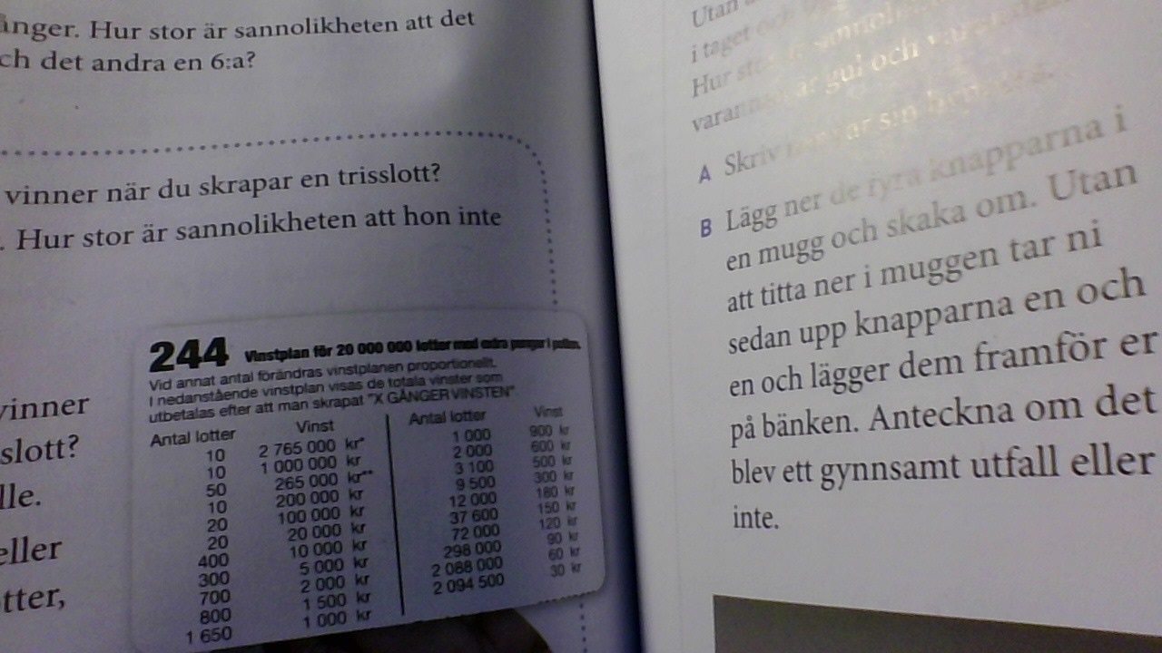 Sannolikhet (Matematik/Årskurs 9) – Pluggakuten