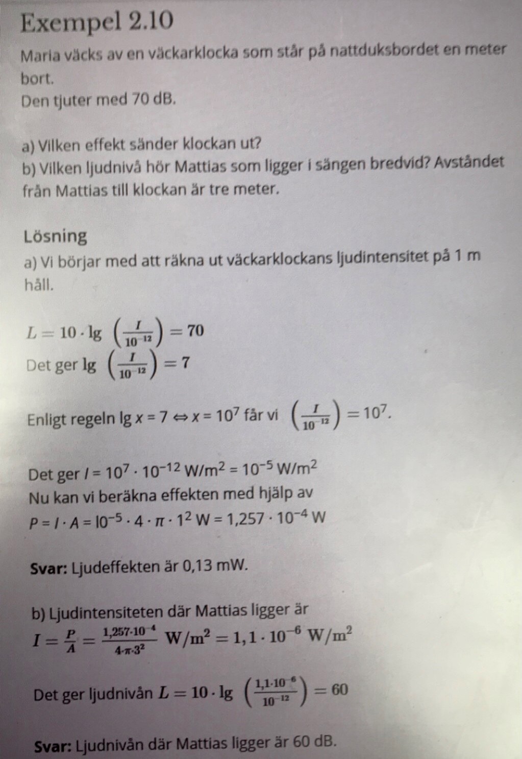 Fysik 2- Ljudnivå (Fysik/Fysik 2) – Pluggakuten