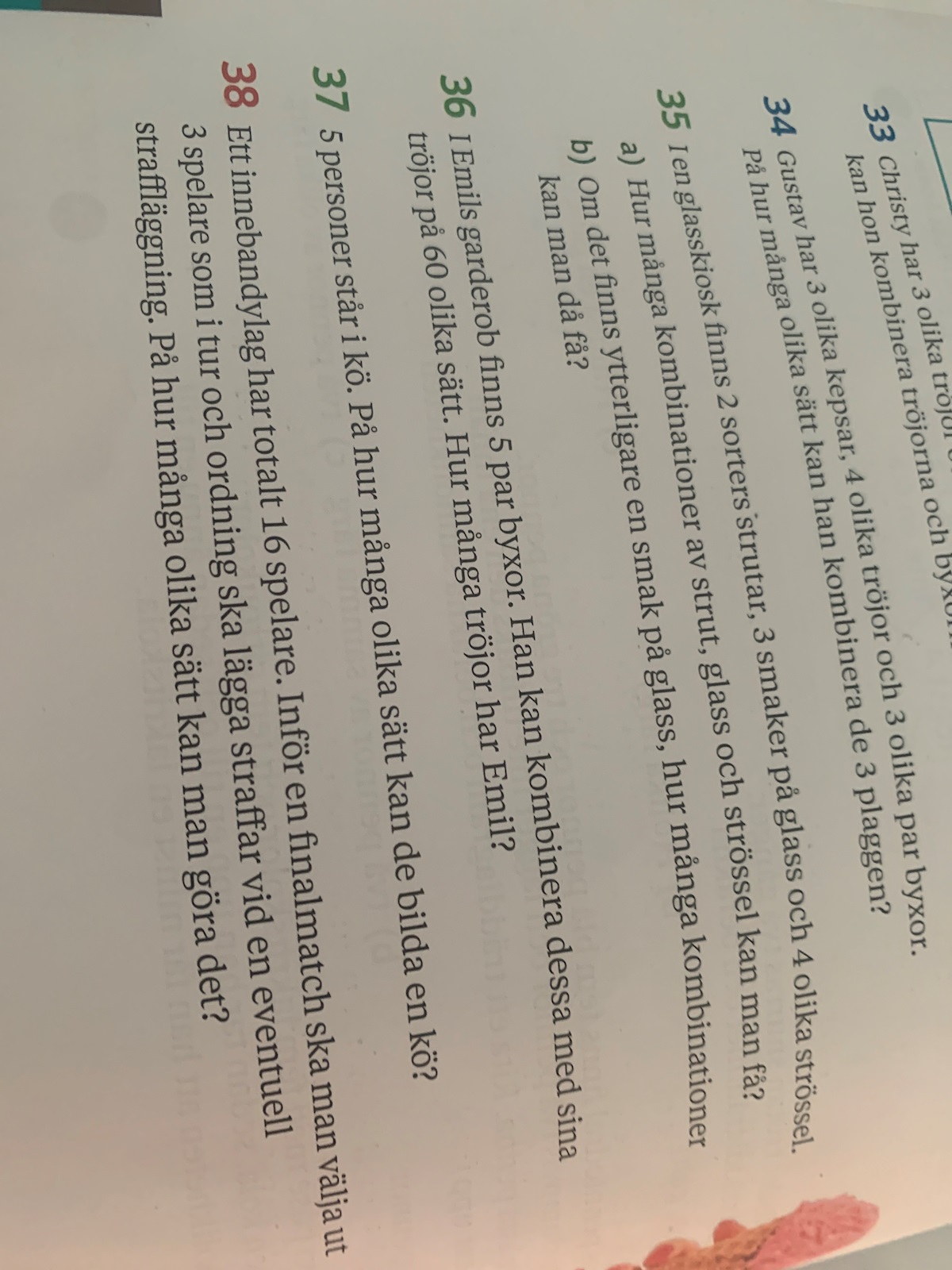 Kombinatorik (Matematik/Årskurs 9) – Pluggakuten