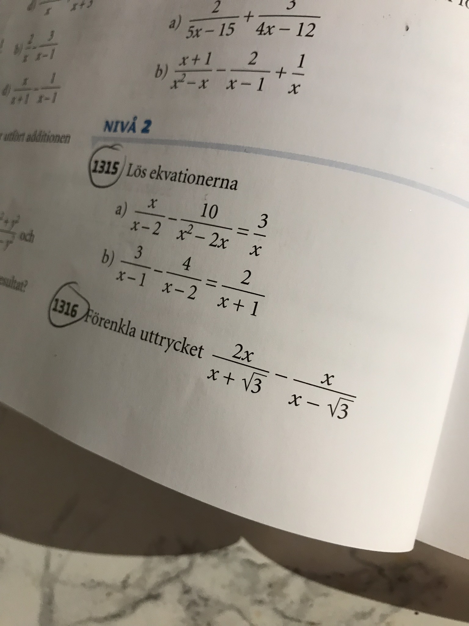 Förenkla (Matematik/Matte 3/Algebraiska Uttryck) – Pluggakuten