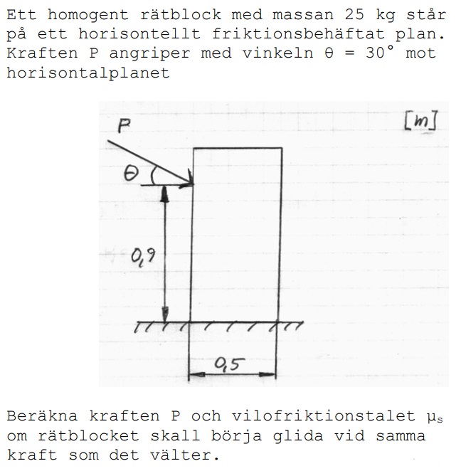 Statik Moment (Fysik/Universitet) – Pluggakuten