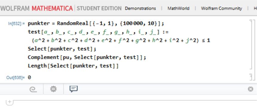 Mathematica Monte Carlo Metod (Programmering/Övriga Programmeringsspråk ...