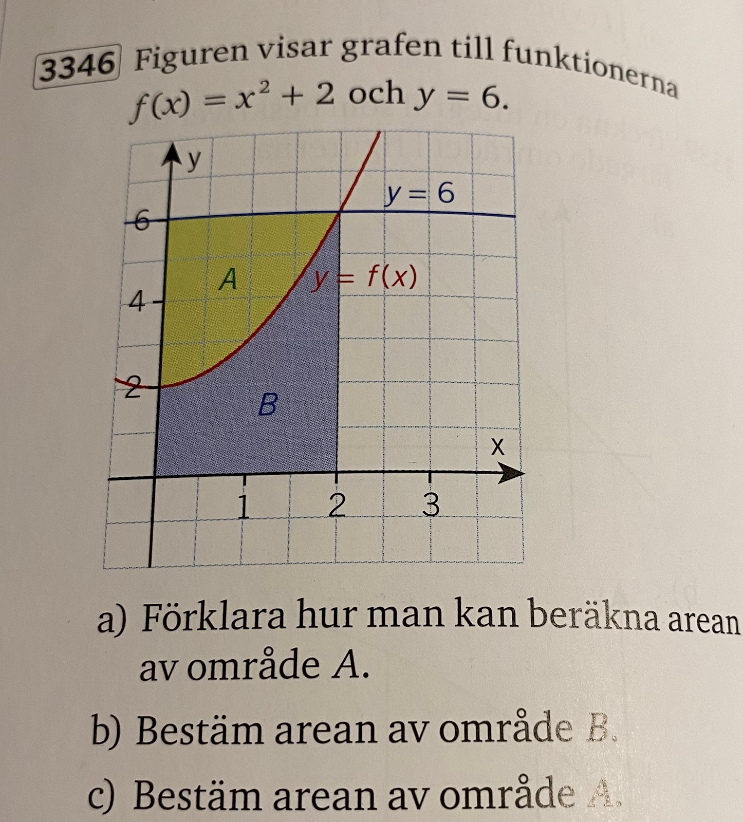 Integral Area B (Matematik/Matte 3/Integraler) – Pluggakuten