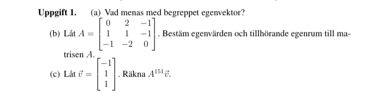 Algebra Och Geometri (Linjär Algebra) (Matematik/Universitet) – Pluggakuten