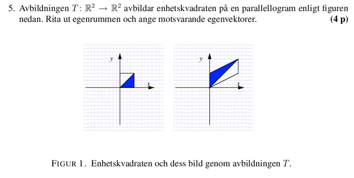 Egenvektorer (Matematik/Universitet) – Pluggakuten