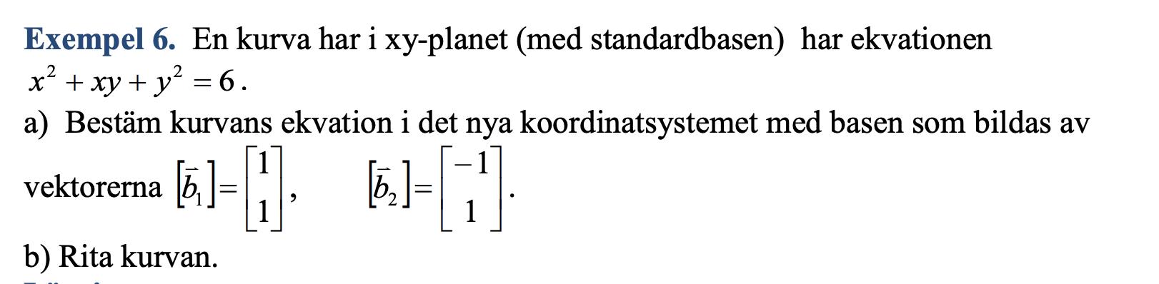 Basbyte Och Abstraktavektorrum (Matematik/Universitet) – Pluggakuten