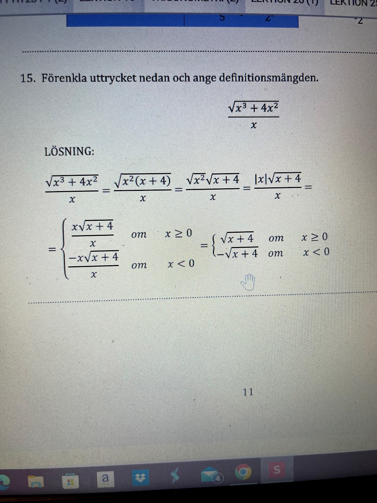 Förenkla Uttryck (Matematik/Universitet) – Pluggakuten