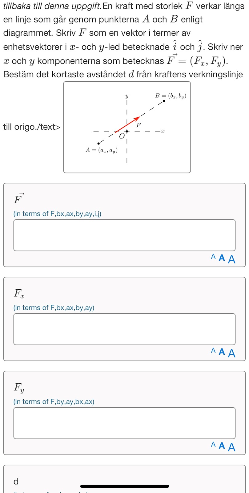 Mekanik-vektorer (Fysik/Universitet) – Pluggakuten